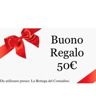 BUONO REGALO DA 50€ LEGGERE LE ISTRUZIONI DA SPENDERE PRESSO LA BOTTEGA