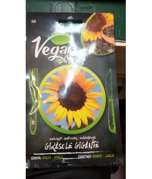  BUSTINA SEMI DI GIRASOLE GIGANTE VEGAN FRIENDS LINEA COMMESTIBILE 