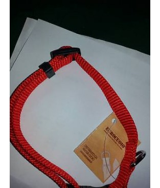 COLLARE PER CANE 15X 400 MM NYLON COLORI NERO, ROSSO. AZZURRO