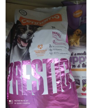 CROCCANTINI MANGIME PER CANI   PRESTIGE MAIALE  DA KG 12 MONOPROTEICO