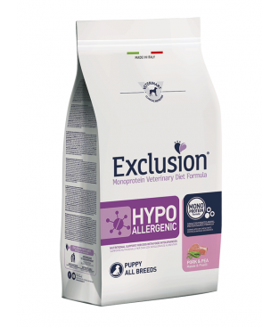 EXCLUSION DIET HYPOALLERGENIC MAIALE E PISELLI M/ L KG.2 EXCLUSION