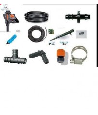 KIT IRRIGAZIONE CON PROGRAMMATORE  CLABER . TERRAZZO GIARDINO con regolatore