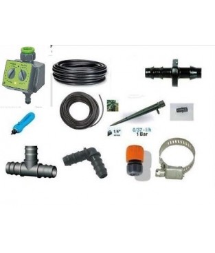 KIT IRRIGAZIONE CON PROGRAMMATORE  KARCHER  . TERRAZZO GIARDINO per 25 vasi